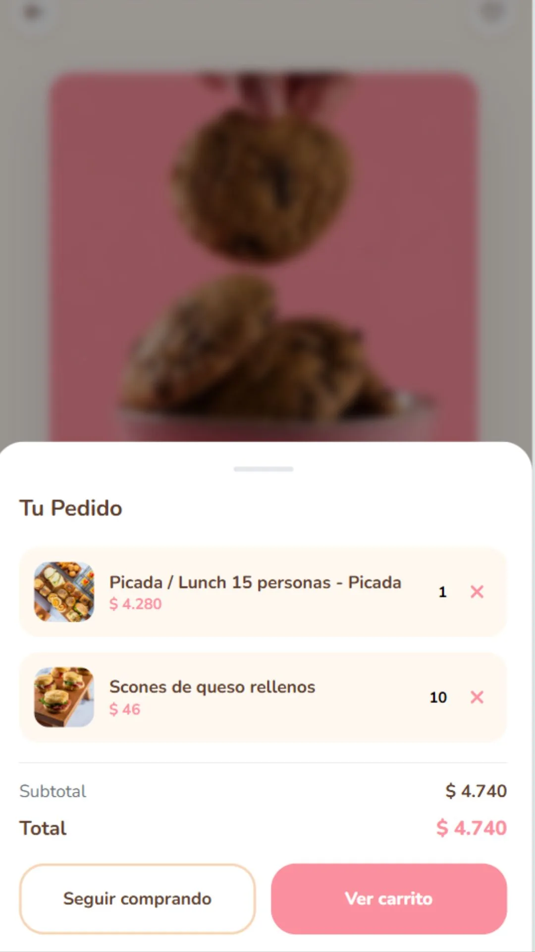 Checkout de Pochita optimizado para móvil con MercadoPago
